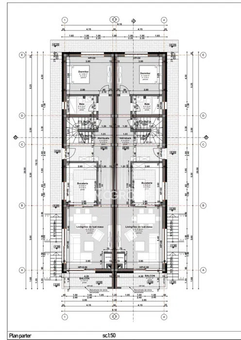 Duplex modern NZEB cu rooftop panoramic și garaj, situat pe o stradă liniștită, 