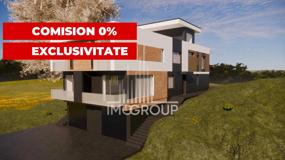 Duplex modern NZEB cu rooftop panoramic și garaj, situat pe o stradă liniștită, 