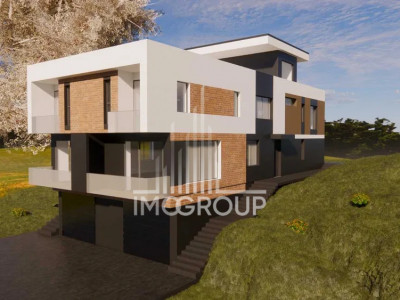 Duplex modern NZEB cu rooftop panoramic și garaj, situat pe o stradă liniștită, 