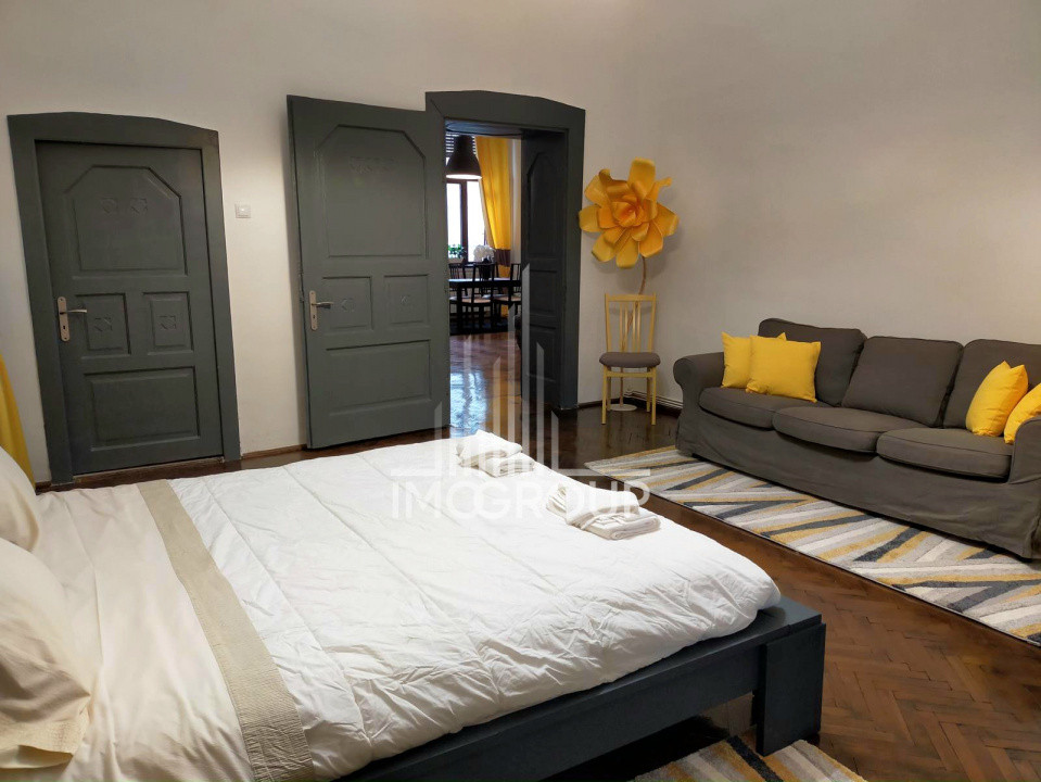 Apartament cochet de vânzare în centrul Clujului – tavan înalt, zonă excelentă!
