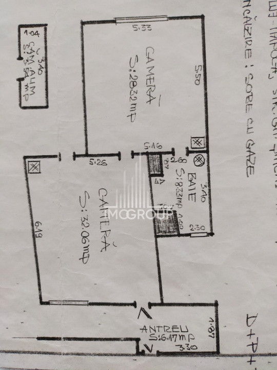 Apartament cochet de vânzare în centrul Clujului – tavan înalt, zonă excelentă!