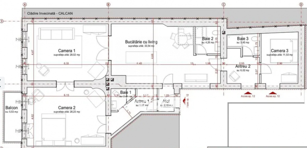 Apartament deosebit de închiriat–Bd. Eroilor, Cluj– în inima orașului