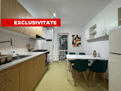 Apartament cu 3 camere, decomandat, balcon la Parter inalt, langa Piata Zorilor