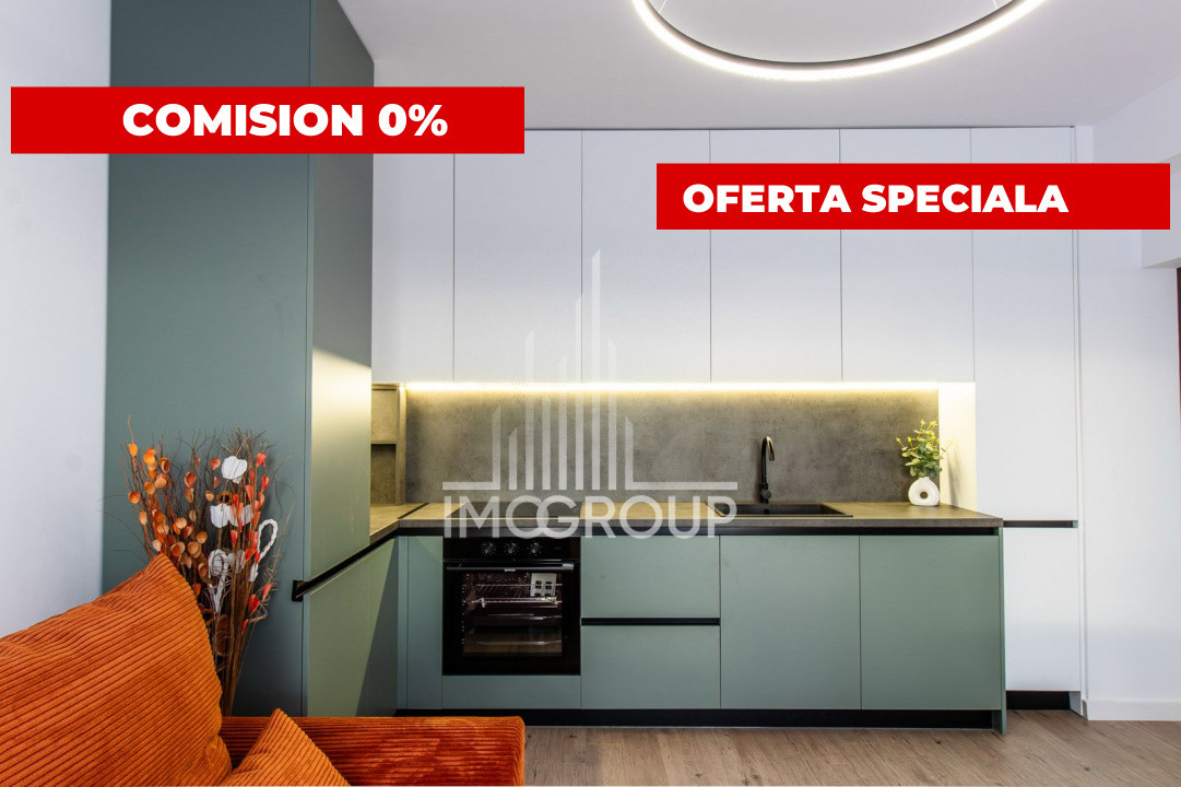 0%Comision! Apartament modern 2 camere + parcare subterană, zonă accesibilă.