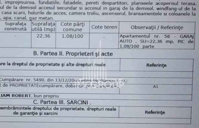 De vanzare garaj/spațiu de depozitare 22 mp  zona Calea Turzii