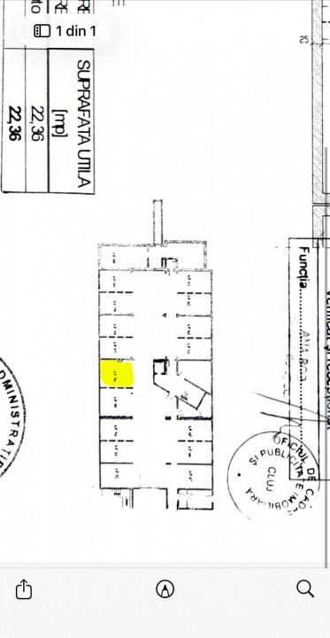 De vanzare garaj/spațiu de depozitare 22 mp  zona Calea Turzii