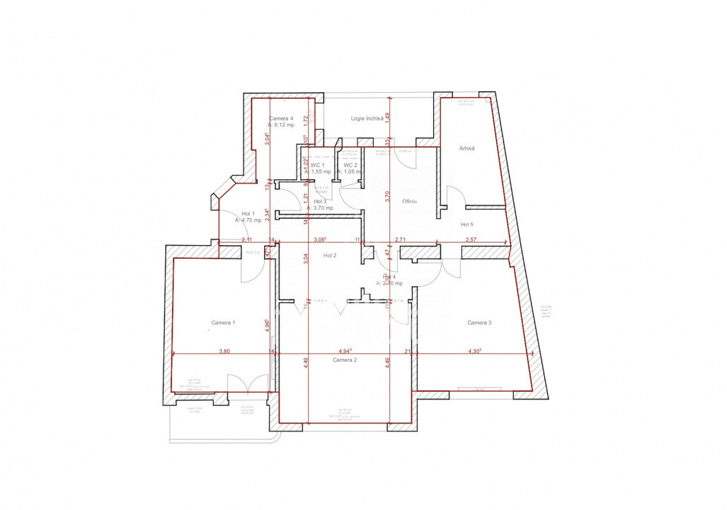 Vânzare apartament 4 camere zona Ultracentrală