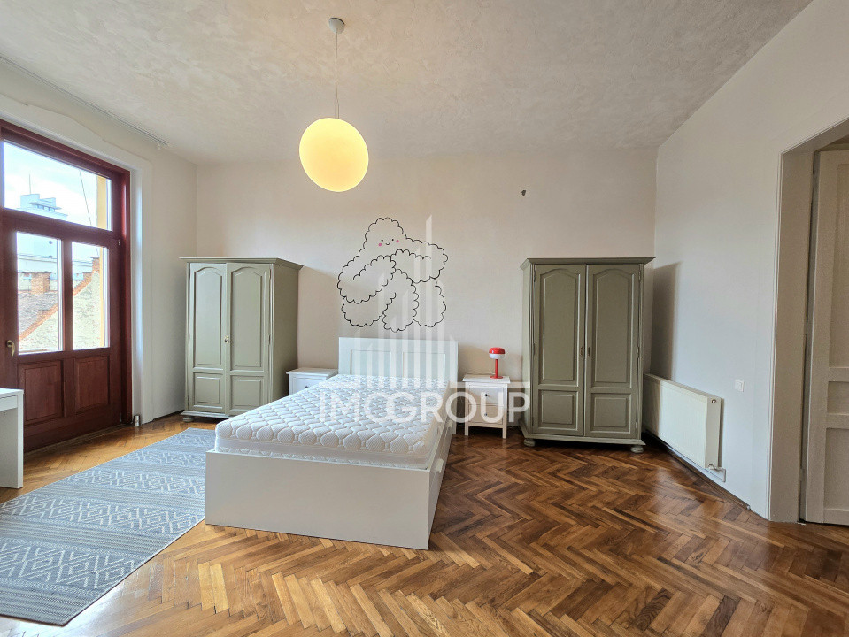 Apartament de inchiriat 3 camere, 2 bai, parcare - Ultracentral