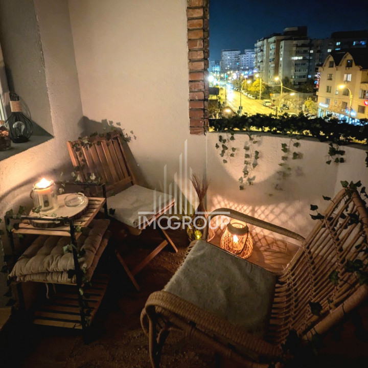 Apartament elegant de inchiriat 3 camere, 2 bai, - Dorobantilor