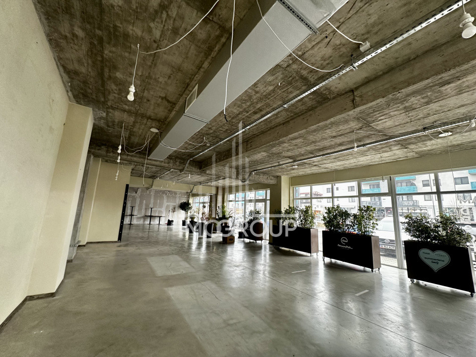 Spatiu Comercial 288 mp utili, cu 6 parcari, Floresti, zona Eroilor