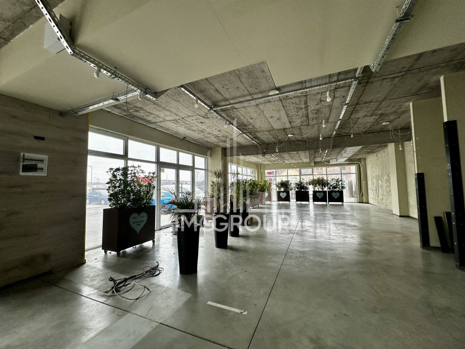 Spatiu Comercial 288 mp utili, cu 6 parcari, Floresti, zona Eroilor