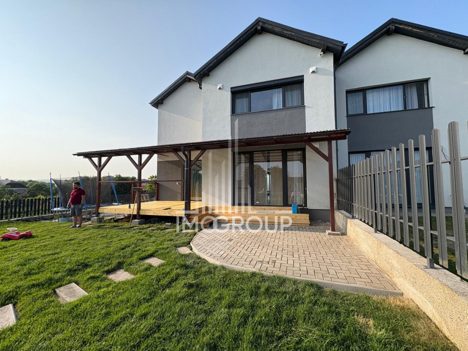 Duplex Jucu de Sus Utilat si Mobilat teren 550 mp garaj