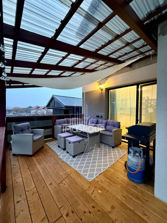 Duplex Jucu de Sus Utilat si Mobilat teren 550 mp garaj