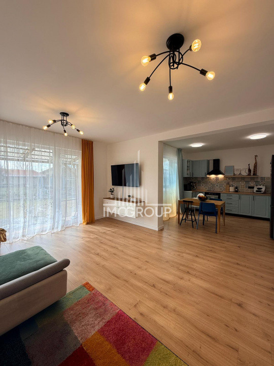 Duplex Jucu de Sus Utilat si Mobilat teren 550 mp garaj