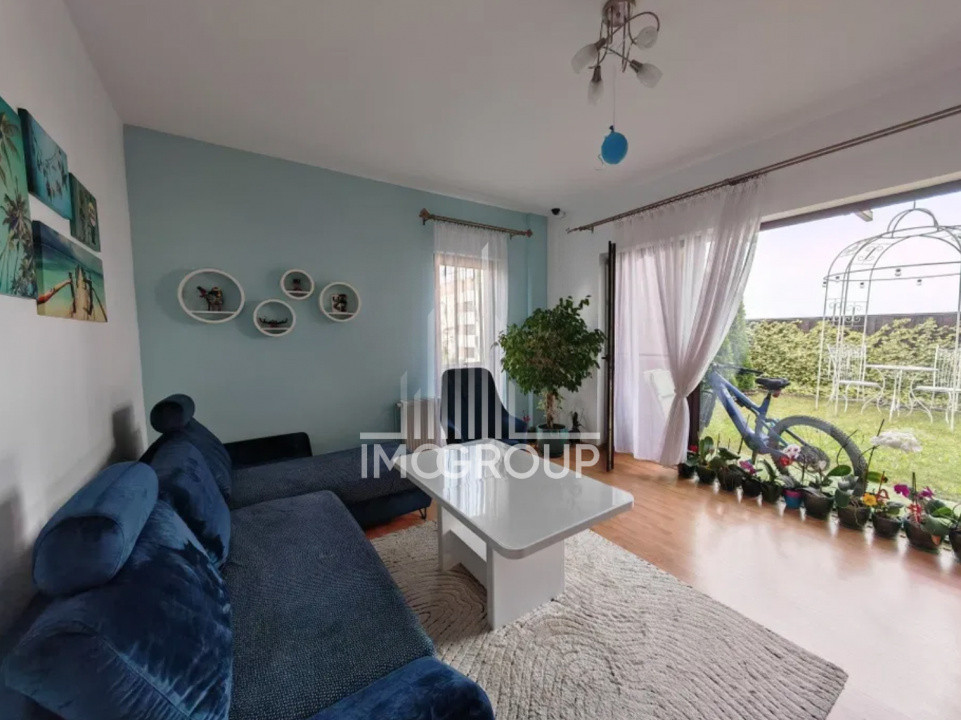 Apartament 2 camere de inchiriat cu gradina de 40 mp si parcare