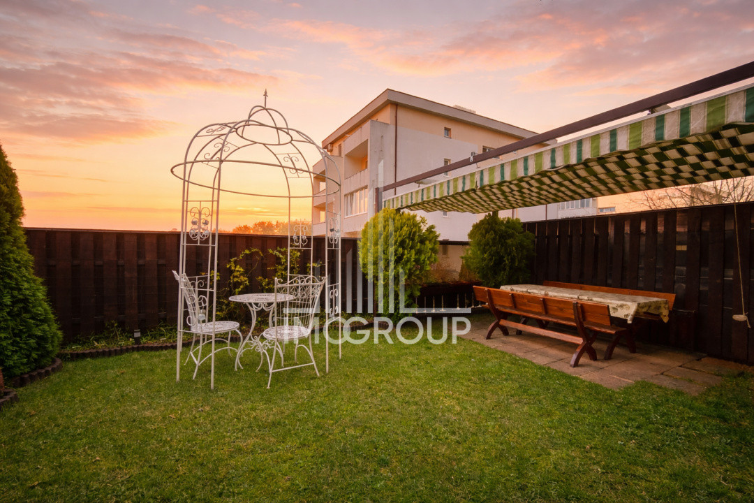 Apartament 2 camere de inchiriat cu gradina de 40 mp si parcare