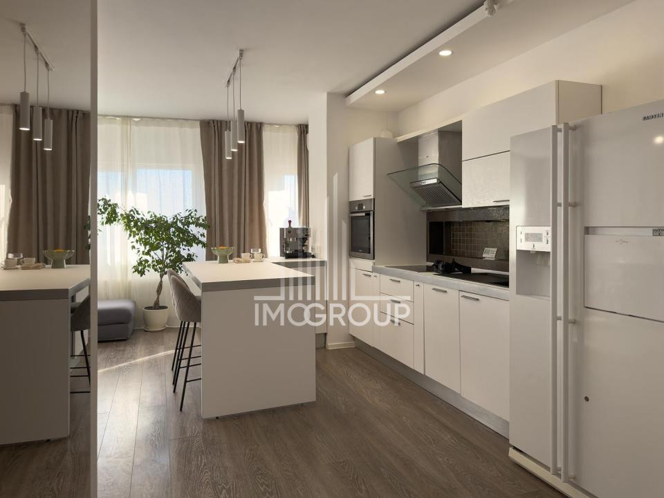 Vanzare apartament premium cu 3 camere, 79 mp, parcare subterană