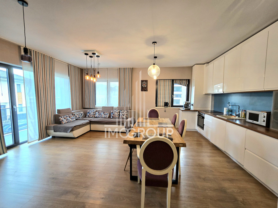 Apartament modern 3 camere de închiriat, parcare in Buna Ziua