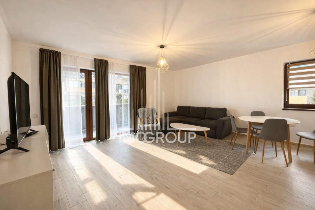 Inchiriere apartament modern cu 2 camere, ☀️ Sud , Parcare, Et 1 