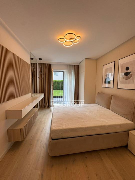 Apartament premium cu grădină privată – de închiriat |  zonă semicentrala