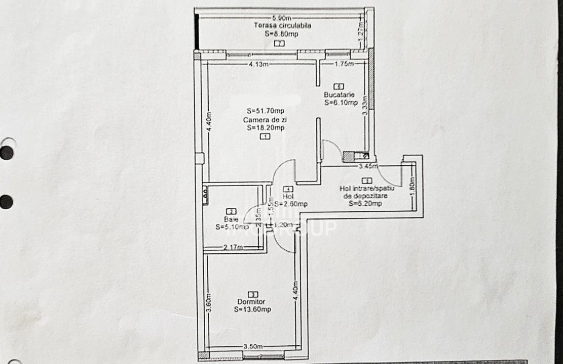 Vanzare apartament modern 2 camere, aproape de Sigma & UTCN 