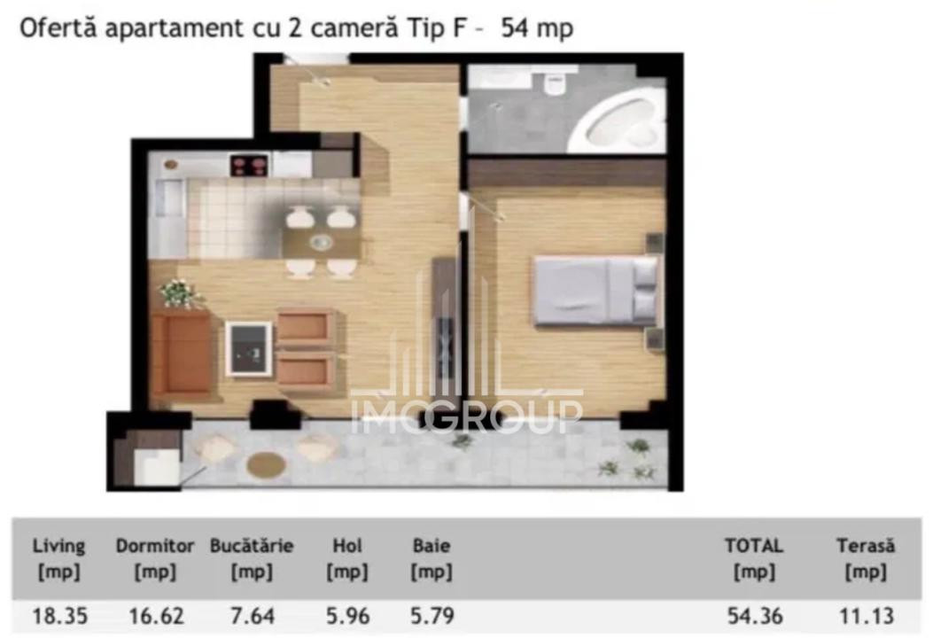 Oportunitate! Apartament deosebit de vanzare 2 camere & paracre 