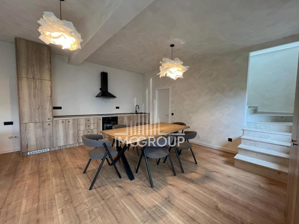 Duplex modern de închiriat | 100 mp utili | 2 dormitoare | 2 băi | Parcare