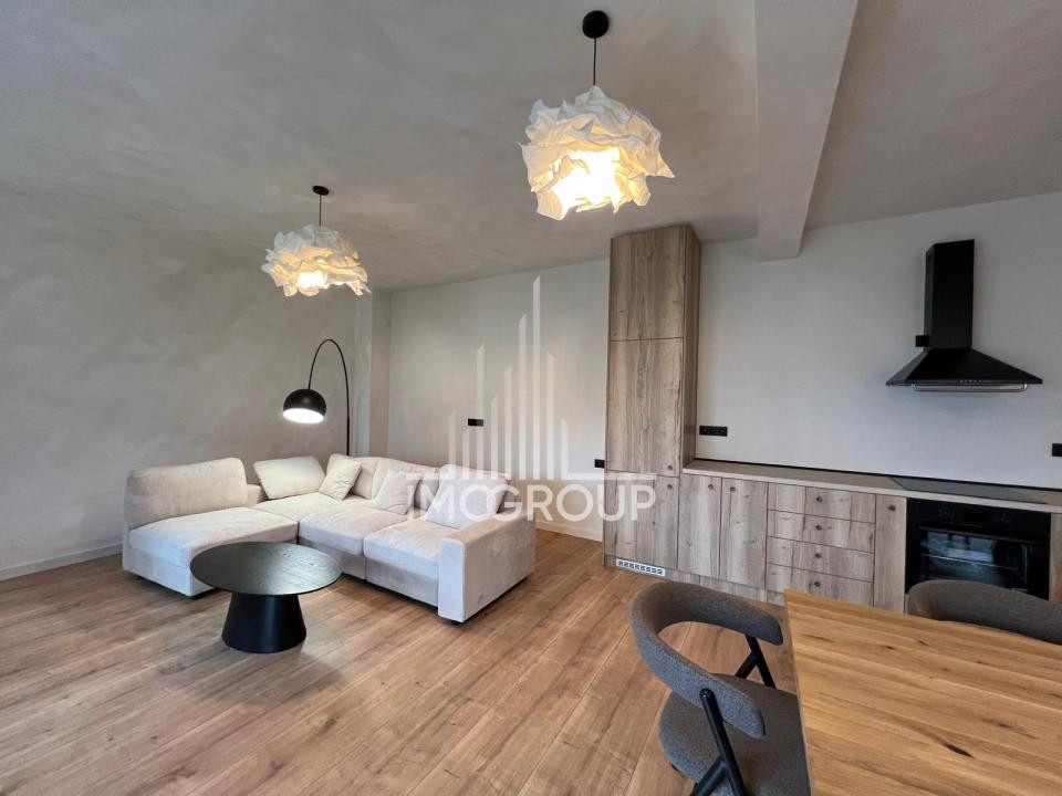 Duplex modern de închiriat | 100 mp utili | 2 dormitoare | 2 băi | Parcare