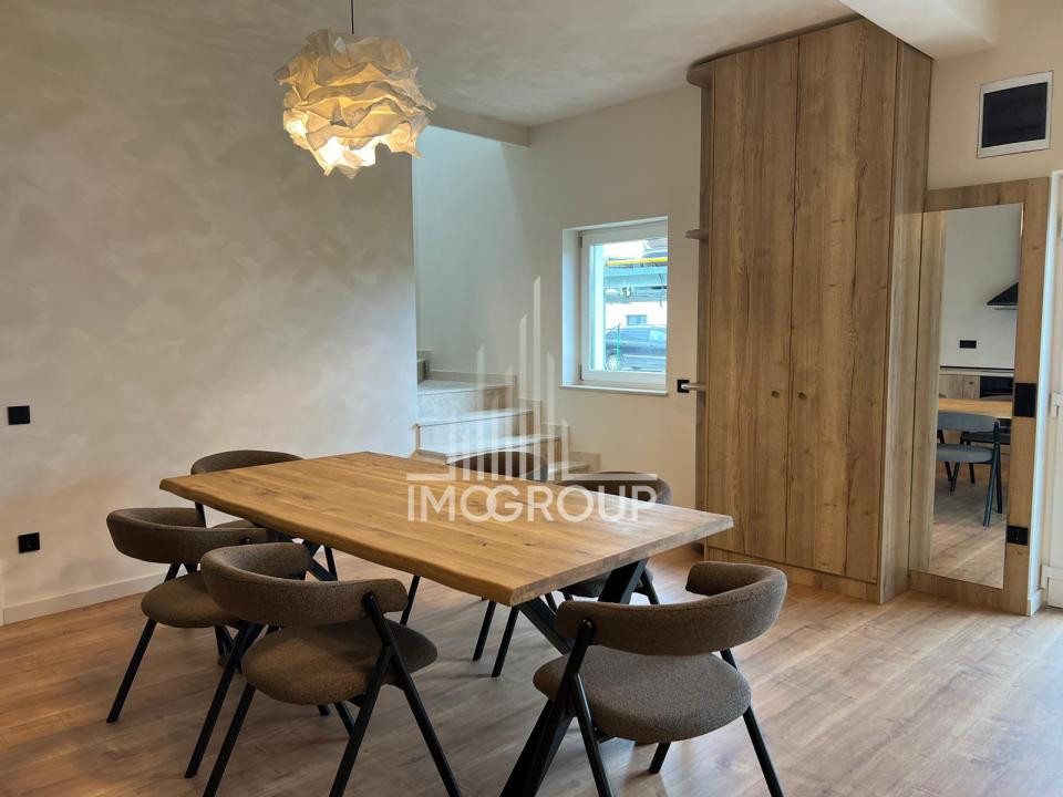 Duplex modern de închiriat | 100 mp utili | 2 dormitoare | 2 băi | Parcare