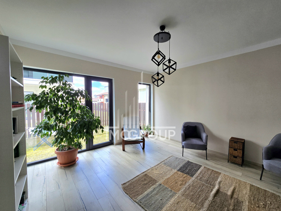 De închiriat langa padure casa 4 camere | 160 mp utili | Curte 400 mp 