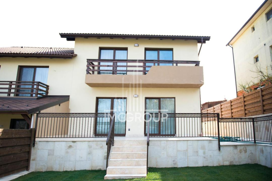 Casă individuală cu 4 camere lux de închiriat în Gruia – Piscina