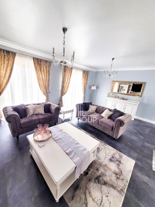 Casă individuală cu 4 camere lux de închiriat în Gruia – Piscina