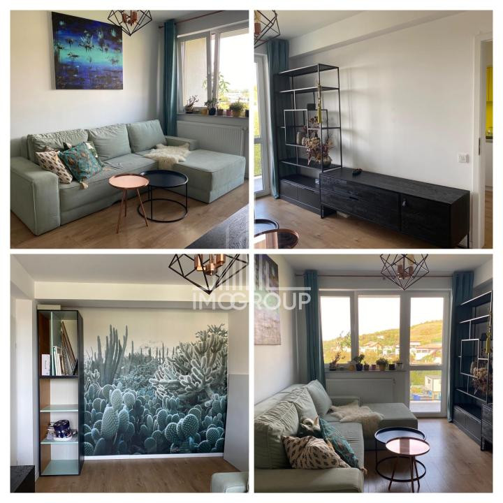 Apartament cu o camera, cu balcon, la etaj intermediar in Borhanci, zona TCI