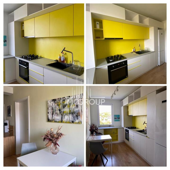 Apartament cu o camera, cu balcon, la etaj intermediar in Borhanci, zona TCI