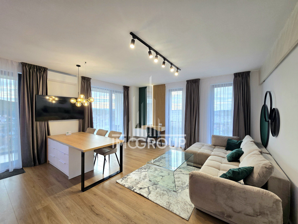 Apartament superb de inchiriat 2 camere, cu design modern view 