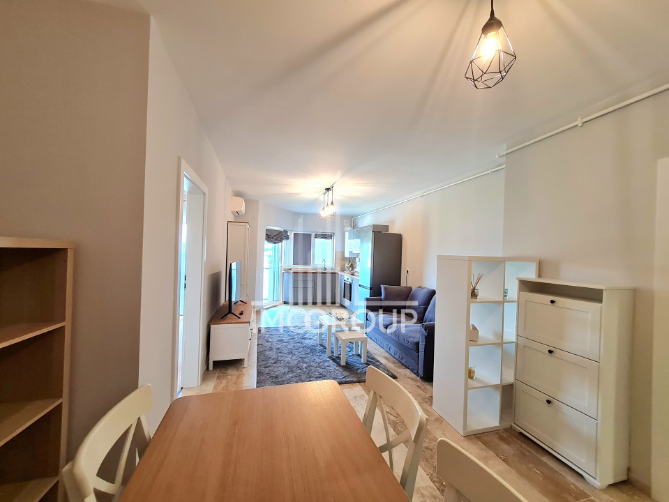 De inchiriat apartament 2 camere , dressing, AC, parcare