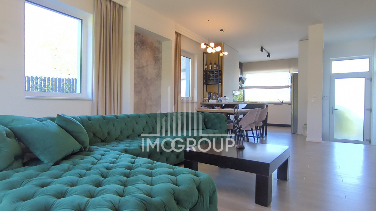 Duplex de închiriat în Borhanci 140 mp utili + terasă 30 mp + teren 523 mp