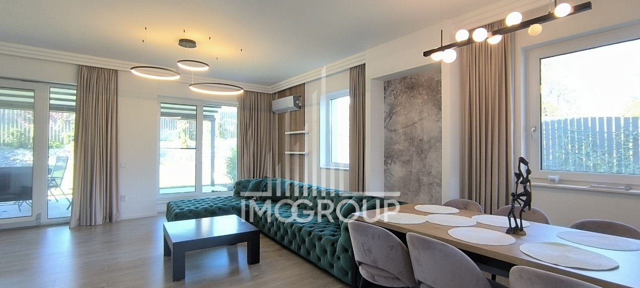 Duplex de închiriat în Borhanci 140 mp utili + terasă 30 mp + teren 523 mp