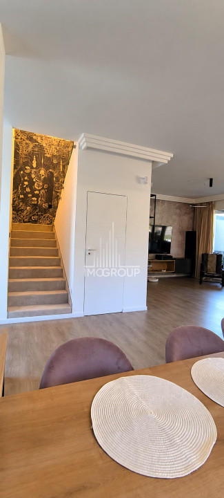 Duplex de închiriat în Borhanci 140 mp utili + terasă 30 mp + teren 523 mp