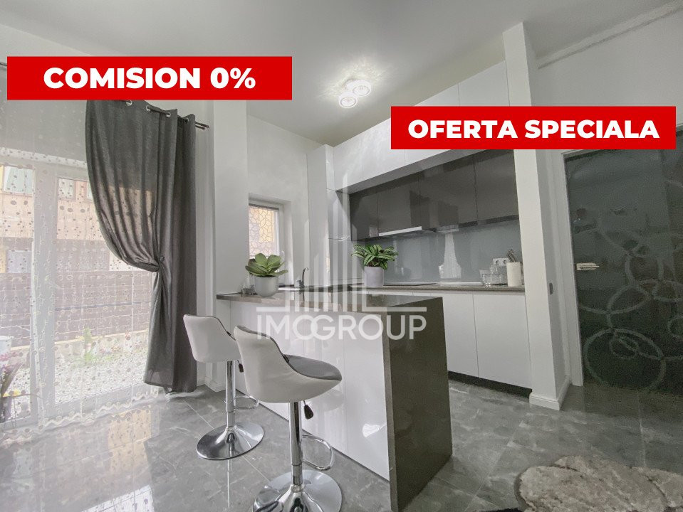 0% COMISION. Apartament cu gradina, str Dumitru Mocanu, bloc nou